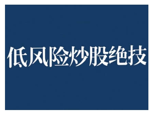 2024低风险股票实操营，低风险，高回报-皓收集 | 网创宝典