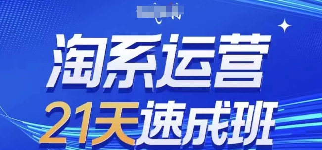 淘系运营21天速成班(更新24年11月)，0基础轻松搞定淘系运营，不做假把式-皓收集 | 网创宝典