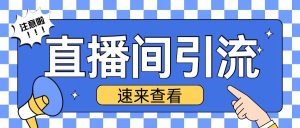抖音直播间引流创业粉玩法日引200+精准粉丝【揭秘】--皓收集 | 网创宝典