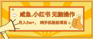年前暴利项目，7天赚了2.6万，咸鱼,小红书 无脑操作--皓收集 | 网创宝典