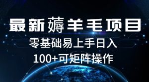 最新薅羊毛项目，一个广告五毛钱，提现无门槛，一个手机最高收益14--皓收集 | 网创宝典