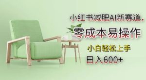 小红书减肥AI新赛道，零成本易操作，日入多张，小白轻松上手【揭秘】--皓收集 | 网创宝典
