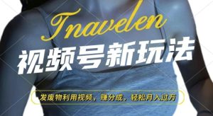 视频号新玩法，废物利用视频，撸分成收益，轻松月入过W【揭秘】--皓收集 | 网创宝典