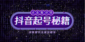 抖音起号秘籍，掌握抖音算法与鱼塘玩法，快速获取流量，打造爆款直播间--皓收集 | 网创宝典