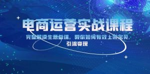 电商运营实战课程：完整解读生意参谋，教你如何有效上架宝贝，引流变现--皓收集 | 网创宝典