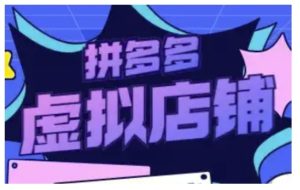 拼多多虚拟类目玩法实操，做虚拟店铺，重在实操--皓收集 | 网创宝典
