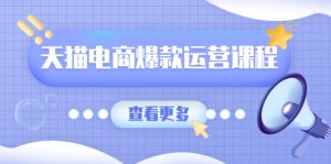天猫电商爆款运营课程，爆款卖点提炼与流量实操，多套模型全面学习--皓收集 | 网创宝典