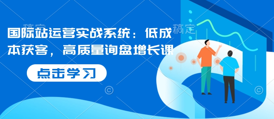 国际站运营实战系统：低成本获客，高质量询盘增长课-皓收集 | 网创宝典