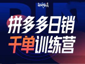 拼多多日销千单训练营第32期，2025开年变化和最新玩法--皓收集 | 网创宝典