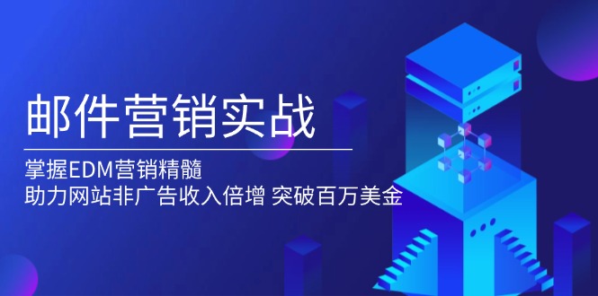 邮件营销实战，掌握EDM营销精髓，助力网站非广告收入倍增，突破百万美金-皓收集 | 网创宝典