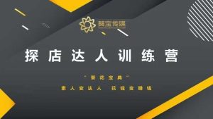 探店达人训练营，素人变达人，花钱变赚钱--皓收集 | 网创宝典