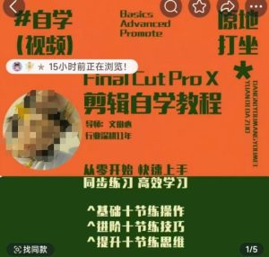 轻松玩转剪辑系统课，​从零开始快速上手，同步练习高效学习，思维提升从简到难--皓收集 | 网创宝典