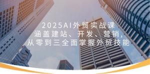 2025AI外贸实战课：涵盖建站、开发、营销, 从零到三全面掌握外贸技能--皓收集 | 网创宝典