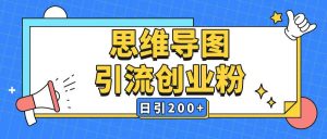 暴力引流全平台通用思维导图引流玩法ai一键生成日引200+--皓收集 | 网创宝典