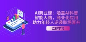 AI-商业课：涵盖AI科普，智能大脑，商业化应用，助力年轻人逆袭职场晋升--皓收集 | 网创宝典