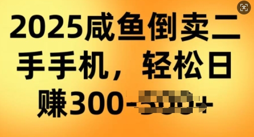 2025闲鱼倒卖二手手机，高客单，高利润，轻松日入3张-皓收集 | 网创宝典