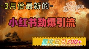 小红书超劲爆引流手段，图文日引300+轻松变现1W--皓收集 | 网创宝典