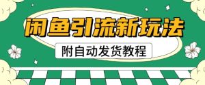 2025闲鱼引流新玩法，日引200+创业粉，每天稳定多张收益(附自动发货教程)--皓收集 | 网创宝典