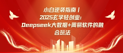 小白逆袭指南，2025玄学轻创业：Deepseek大数据+周易算法的融合玩法-皓收集 | 网创宝典