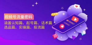 视频号流量密码：涵盖认知篇、起号篇、话术篇、选品篇、实操篇、投流篇--皓收集 | 网创宝典