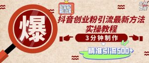 轻松制作创业类视频，不违规、不封号，可矩阵批量发布，一天被动加精准… --皓收集 | 网创宝典