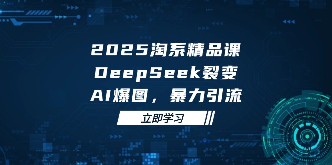 2025 淘系精品课，DeepSeek 裂变，AI 爆图，暴力引流--皓收集 | 网创宝典