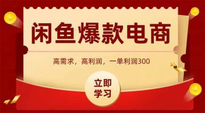 闲鱼卖爆款数码产品，当天上架即可出单，一天利润1000 --皓收集 | 网创宝典