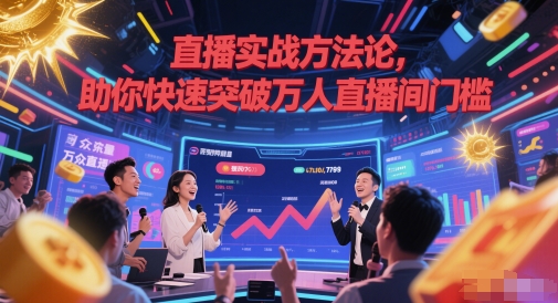 直播实战方法论，助你快速突破万人直播间门槛--皓收集 | 网创宝典
