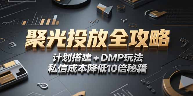 2025小红书聚光投放全攻略，计划搭建+DMP玩法，私信成本降低10倍秘籍--皓收集 | 网创宝典