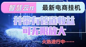 智慧云π电脑挂机单机每天收益300—500+ 并带有团队管道收益 可无限放大--皓收集 | 网创宝典