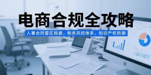 电商合规全攻略，人事合同雷区规避，税务风控体系，知识产权防御--皓收集 | 网创宝典