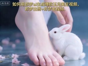 如何用即梦ai生成爆款玉足美足视频，即梦出图+即梦出视频，快速涨粉--皓收集 | 网创宝典