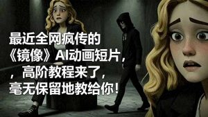 最近全网疯传的《镜像》AI动画短片，高阶教程来了，毫无保留地教给你！--皓收集 | 网创宝典